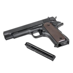 Cyma 1911 AEP Noir Métal 30BBs CM123S Lipo / USB