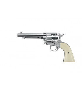 Colt Revolver SAA .45 Nickel / Pearl Co2 4.5mm 3J