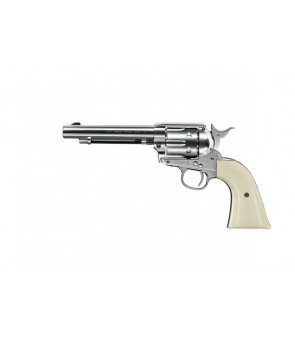 Colt Revolver SAA .45 Nickel / Pearl Co2 4.5mm 3J