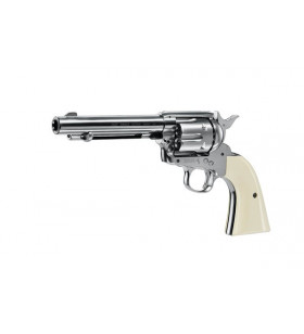 Colt Revolver SAA .45 Nickel / Pearl Co2 4.5mm 3J