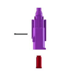 CTM.TAC Enhanced Nozzle and CNC Nozzle Valve Set for AAP-01&C Purple