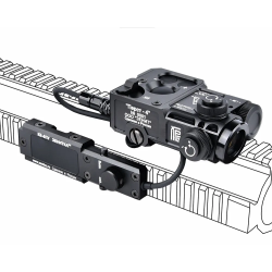 WADSN Aluminium Repro Milspec ZENITCO PERST-4 GEN 3 laser module Green + IR Black