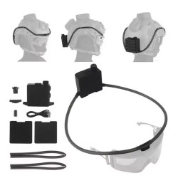 WoSport Kit de Ventilation / Désembuage Lunette & Masque Black