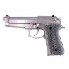 WE M9 Eagle V2 Silver Semi et Full Auto Gaz 25BBs 1J (MO17)