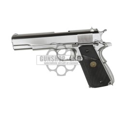 WE 1911 MEU V3 Silver Gaz 15BBs 1J