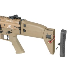 FN SCAR-L Mosfet ETU ESHOOTER 25rps Métal Dark Earth AEG 1.3J