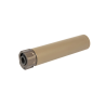 5KU Silencieux 5.56 QD Tan 175mm + Cache Flamme 14mm-