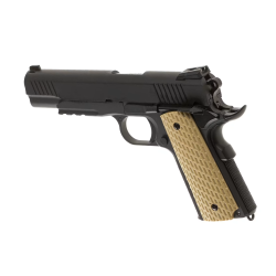 WE 1911 Kimber Desert Warrior Noir/Tan Gaz 15BBs 1J