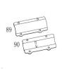 Cybergun x2 part ABS FAMAS Ref:400906/400907 AEG Part-89&90