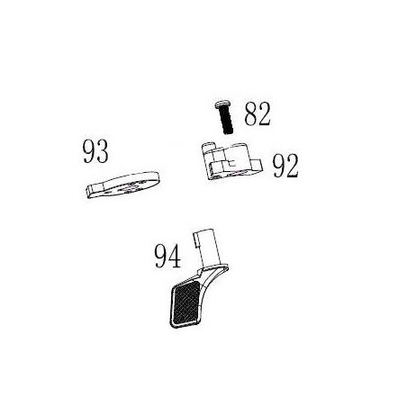 Cybergun Sélecteur de Tir FAMAS Ref:400906/400907 AEG Part-94.93.92.82