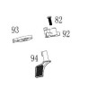 Cybergun Sélecteur de Tir FAMAS Ref:400906/400907 AEG Part-94.93.92.82