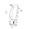 Cybergun Poignée / Pistol Grip FAMAS Ref:400906/400907 AEG Part-109à112