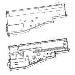 Cybergun Gearbox V.1 FAMAS Ref:400906/7 AEG