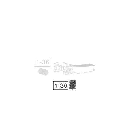 ASG Dan Wesson 357 Ressort Mire Arriere Part:1-36