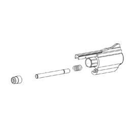 ASG Dan Wesson 357 Canon Externe 2.5" Silver