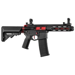 Lancer Tactical LT-32 M4 Hellion 7" Noir/Rouge 120BBs 1J