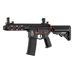 Lancer Tactical LT-32 M4 Hellion 7" Noir/Rouge 120BBs 1J