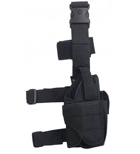 Delta Tactics Holster de cuisse Droite Noir