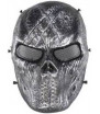 ACM Masque Grillagé Tactical Skull Silver