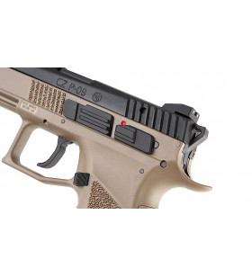 KJW CZ P-09 TAN Co2 Canon Fileté Métal 25BBs 1J