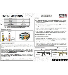 Swiss Arms Gaz 150 PSI Sec 600ml