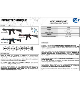 Colt M4 Hornet Red Fox Mosfet 300BBs 1j