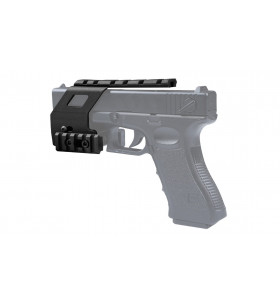 Delta Tactics Adaptateur Multi-Rails Glock Noir Nylon