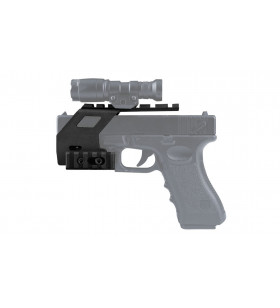 Delta Tactics Adaptateur Multi-Rails Glock Noir Nylon