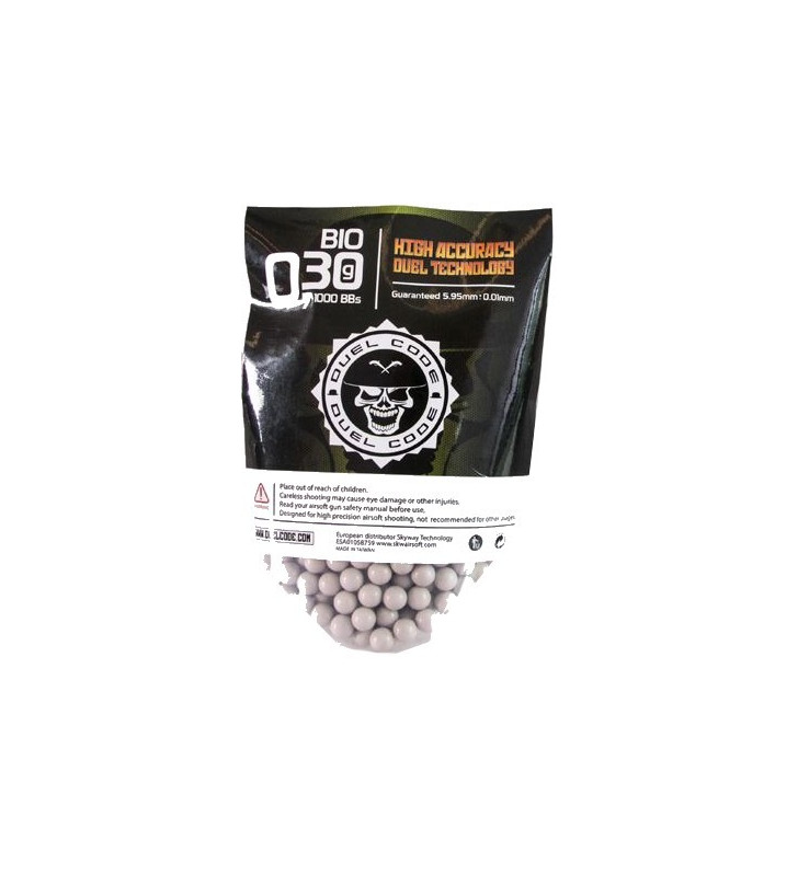 Duel Code Billes Bio 0.30g X1000BBs Gris Perlè