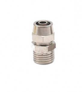 ACM Raccord 1/8 NPT Male Métal - Macroline 8mm Femelle Serrage Mecanique Métal