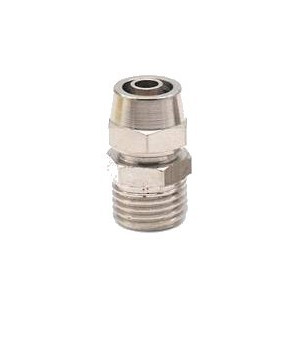 ACM Raccord 1/8 NPT Male Métal - Macroline 6mm Femelle Serrage Mecanique Métal