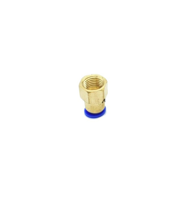 ACM Raccord 1/8 NPT Femelle Métal - Macroline 6mm Femelle PVC Bleu