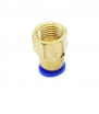 ACM Raccord 1/8 NPT Femelle Métal - Macroline 6mm Femelle PVC Bleu