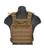 Lancer Tactical Gilet Leger Plate Carrier Coyote Brown 1000D