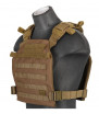 Lancer Tactical Gilet Leger Plate Carrier Coyote Brown 1000D