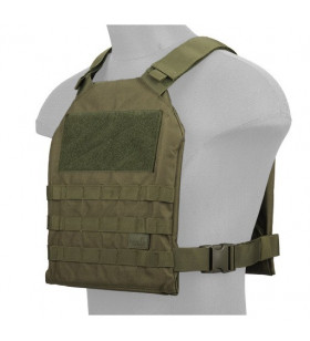 Lancer Tactical Gilet Standard Plate Carrier OD 1000D