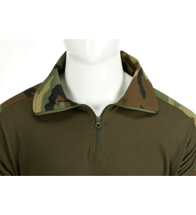 Invader Gear Combat Shirt Woodland L