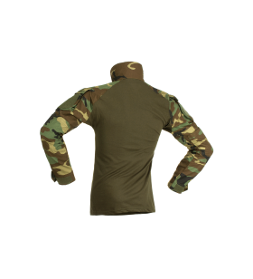 Invader Gear Combat Shirt Woodland L