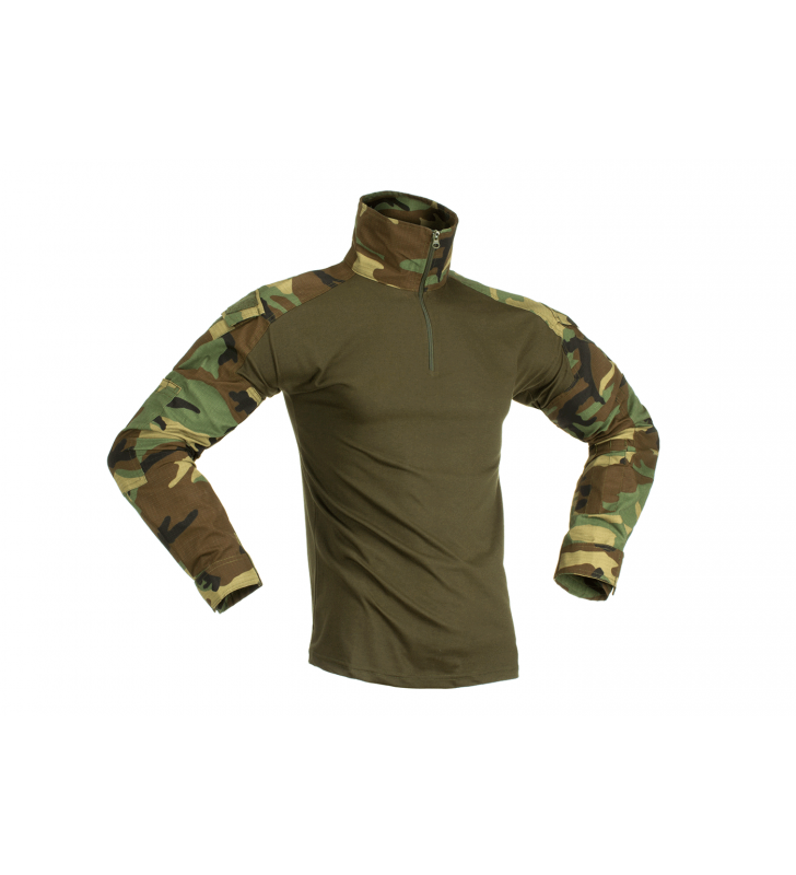 Invader Gear Combat Shirt Woodland L