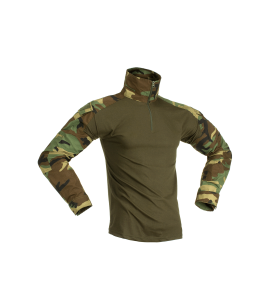 Invader Gear Combat Shirt Woodland XL