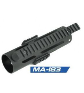 ICS Garde Main RIS Free Floating 9" Noir Tubular M4