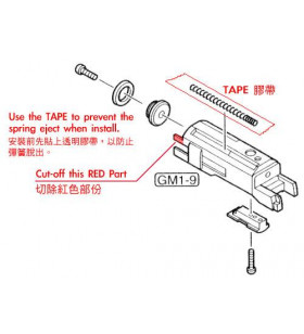 Guarder Alu Slide & Frame Full Kit M1911-A1 Colt Dark Gray Marui