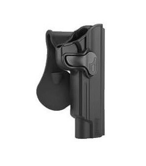 Amomax Holster Rigide 1911 Droitier Noir Rotatif 360°