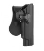 Amomax Holster Rigide 1911 Droitier Noir Rotatif 360°