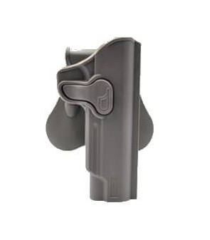 Amomax Holster Rigide 1911 Droitier Tan Rotatif 360°