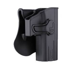 Amomax Holster Rigide CZ P-07/09 Droitier Noir Rotatif 360°