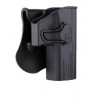 Amomax Holster Rigide CZ P-07/09 Droitier Noir Rotatif 360°