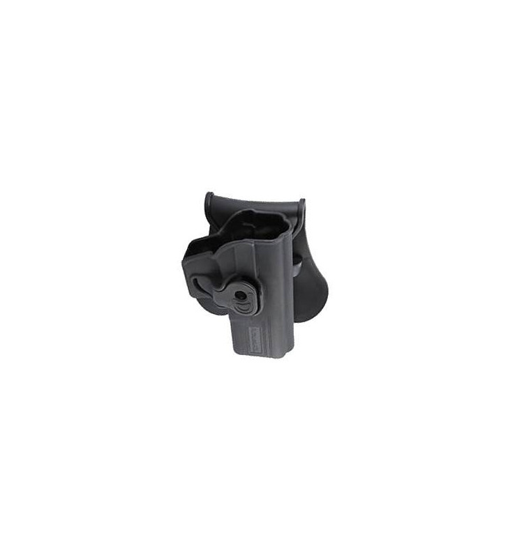 Amomax Holster Rigide Glock Droitier Noir Rotatif 360°