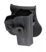 Amomax Holster Rigide Glock Droitier Noir Rotatif 360°