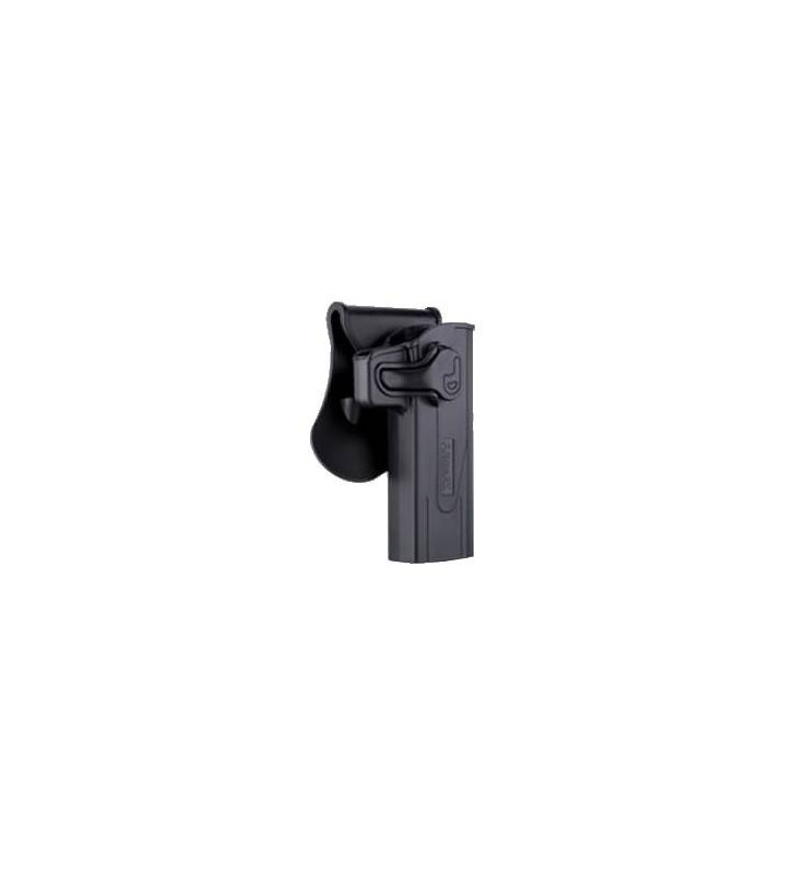 Amomax Holster Rigide Hi-Capa Droitier Noir Rotatif 360°